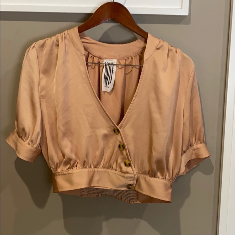 Silk top so cute